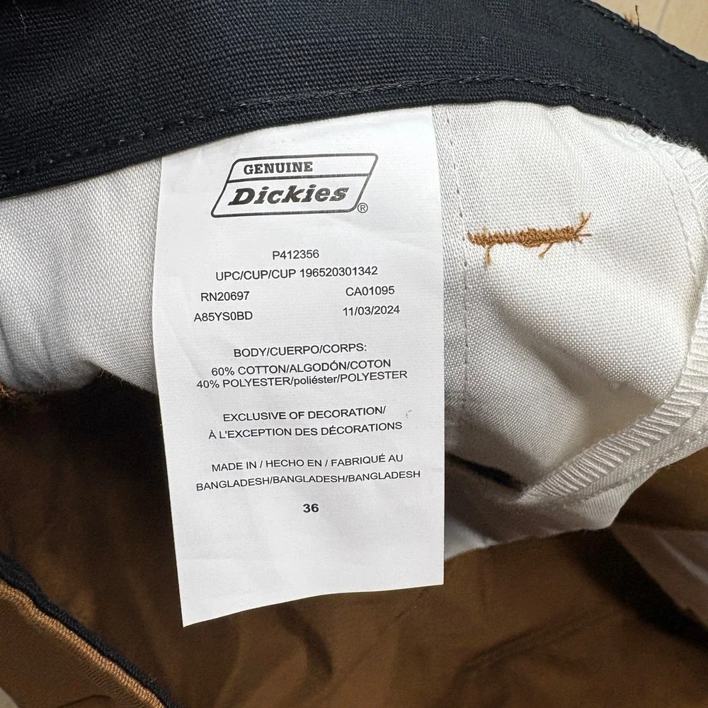 Genuine Dickies Ripstop Ultimate Cargo Shorts Brown Relaxed Fit 36 11